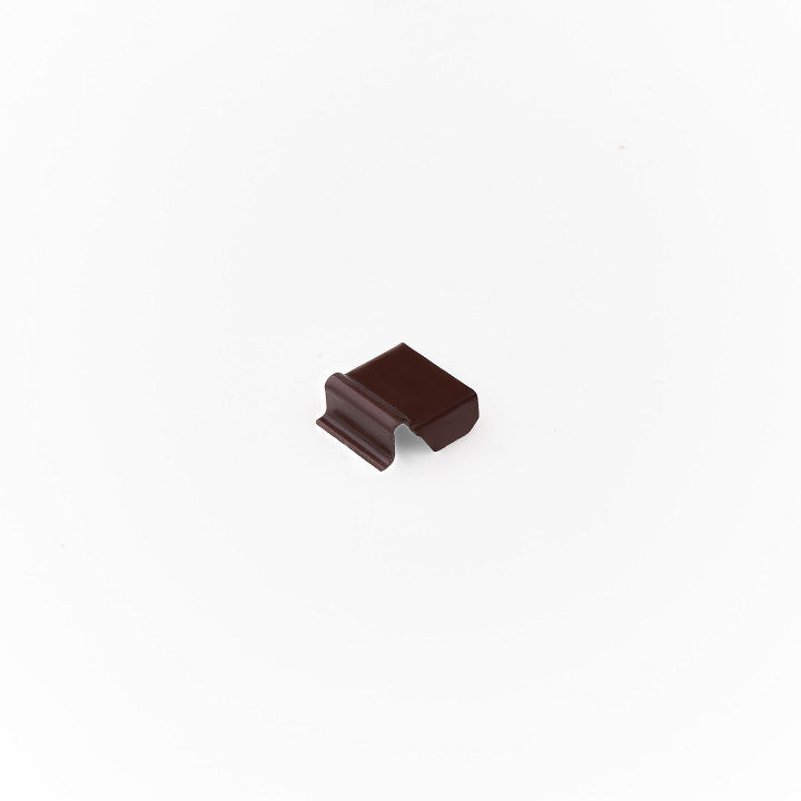 Connector for cross profile Chocolate brown