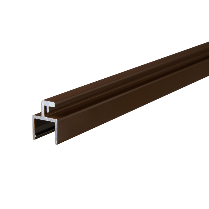 Door supplementary profile Nut brown