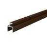 Door supplementary profile Nut brown