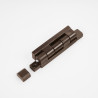 Door hinge for quick installation Nut brown