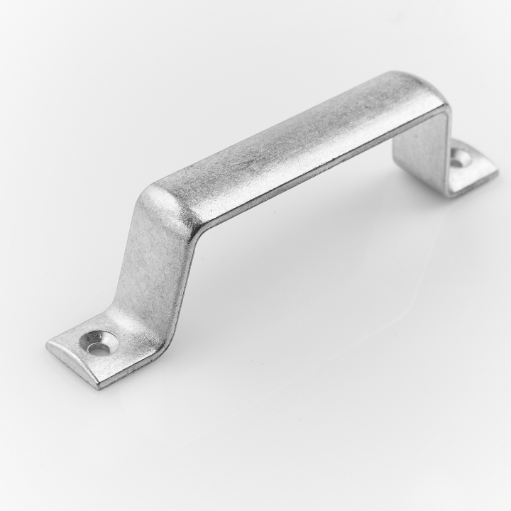 Large external door handle Colourless