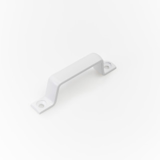 Small external door handle White