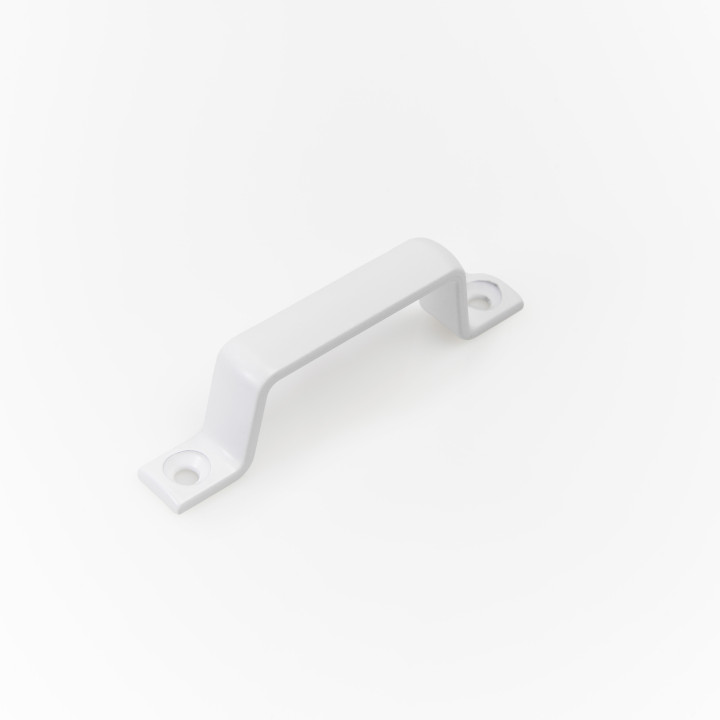 Small external door handle White