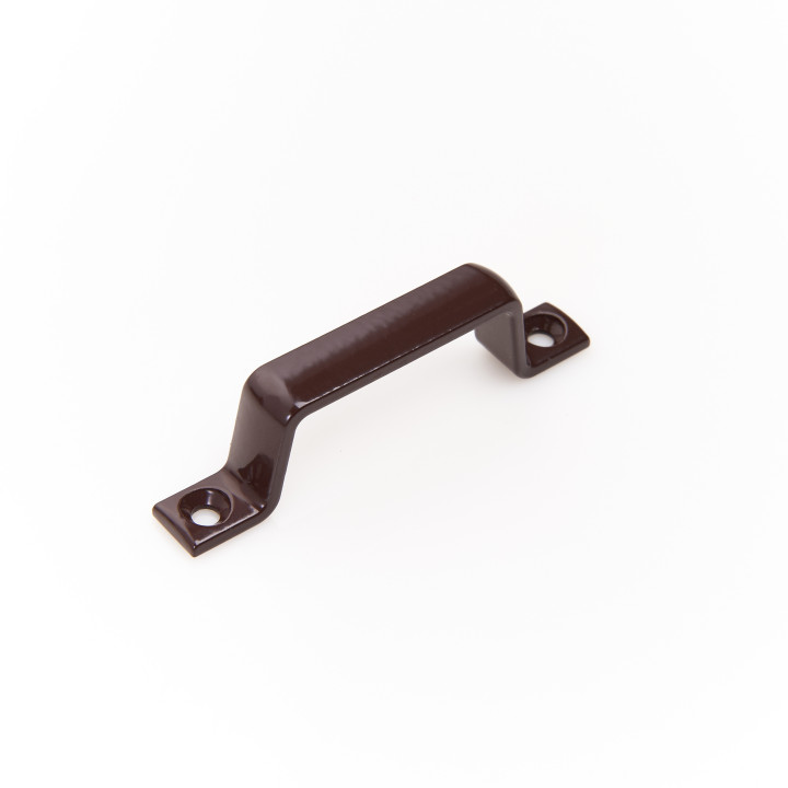 Small external door handle Chocolate brown