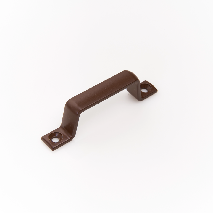 Small external door handle Nut brown