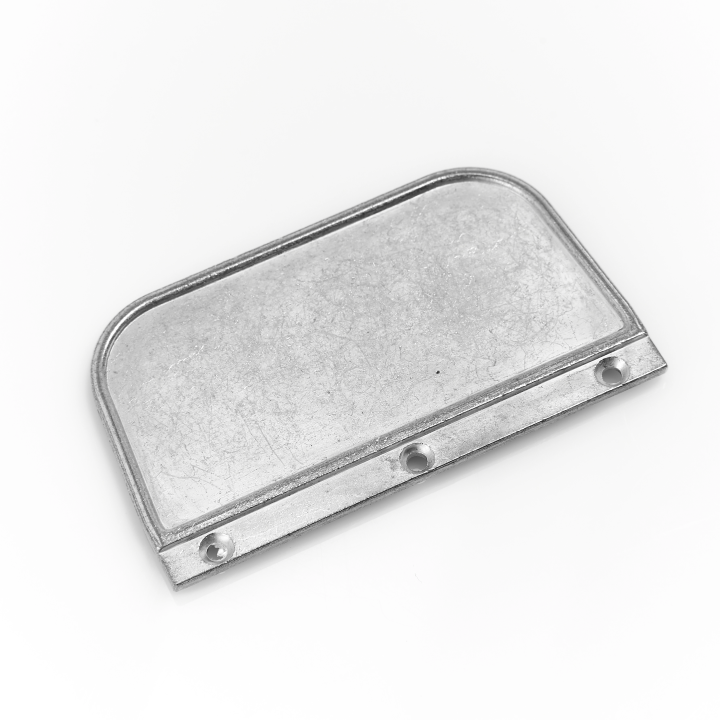 Flat interior door handle Colourless