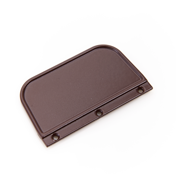 Flat interior door handle Chocolate brown