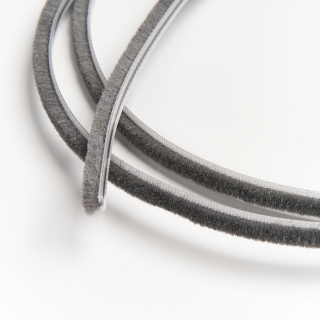 Uszczelka szczotkowa (5mm) Popielata