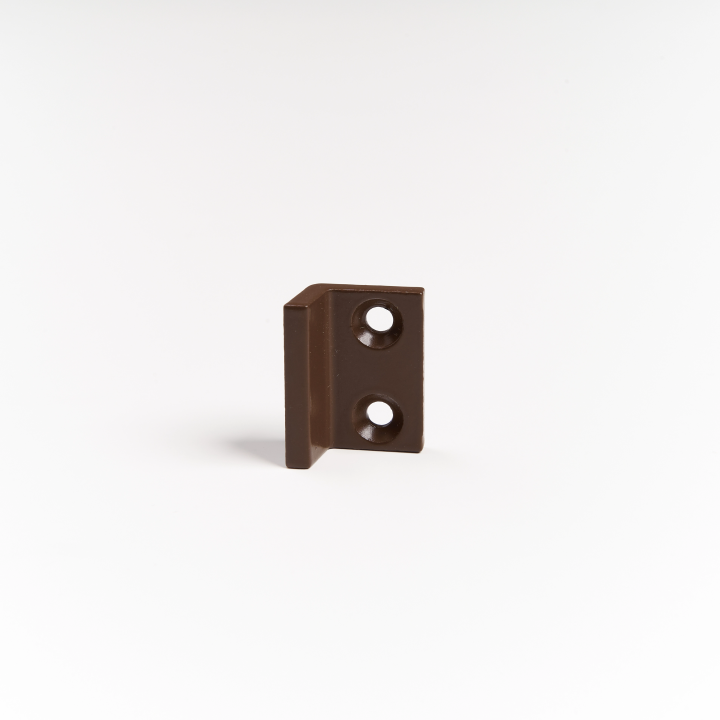 Sliding door movement limiter Nut brown