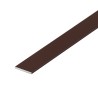 Masking strip for double doors Chocolate brown